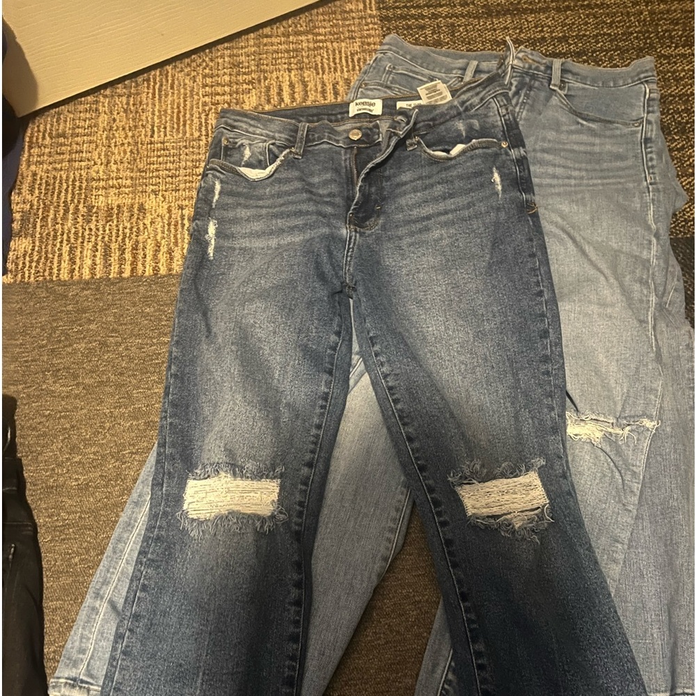8 pairs of jeans 7 loft 1 Kenzie 1 lucky